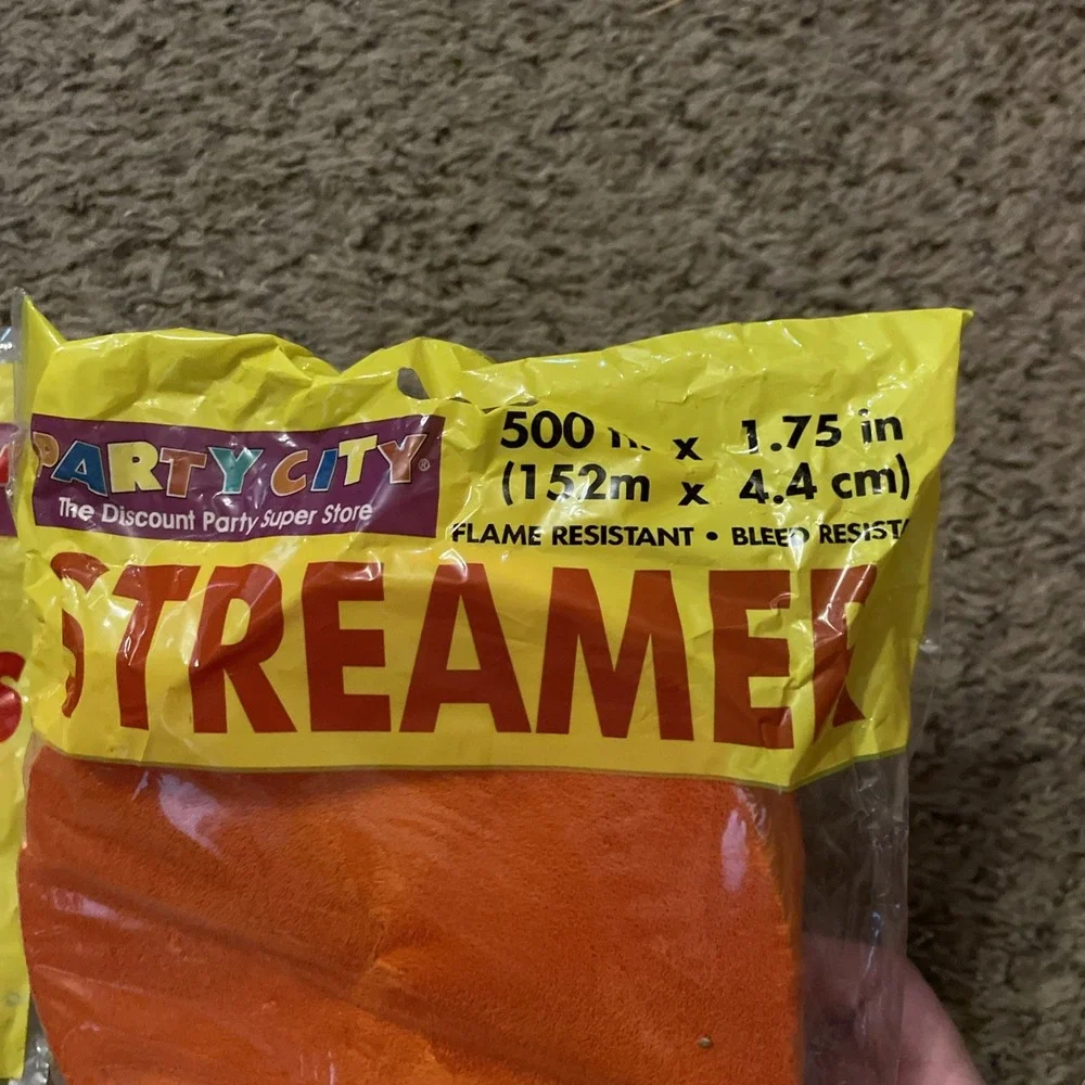 NEW Lot Of Party City Orange 12
